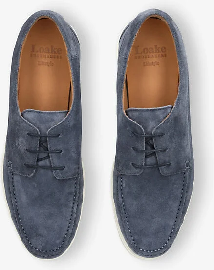 Mens Pale Blue Sardinia Suede Loafers Eur 41 / 7 Uk Men - Image 2