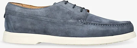Mens Pale Blue Sardinia Suede Loafers Eur 41 / 7 Uk Men
