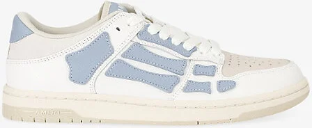 Mens Pale Blue Skel Leather Trainers Eur 40 / 6 Uk Men