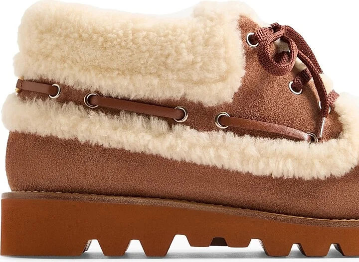 Men's Palm Avenue Ankle Boots in Crust Leather and Wool - Tobacco - Size 9 - Image 6