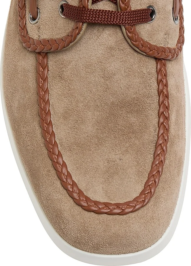 Men's Palm Avenue Crust and Nappa Leather Boat Shoe - Khaki Tobacco - Size 10 - Image 6