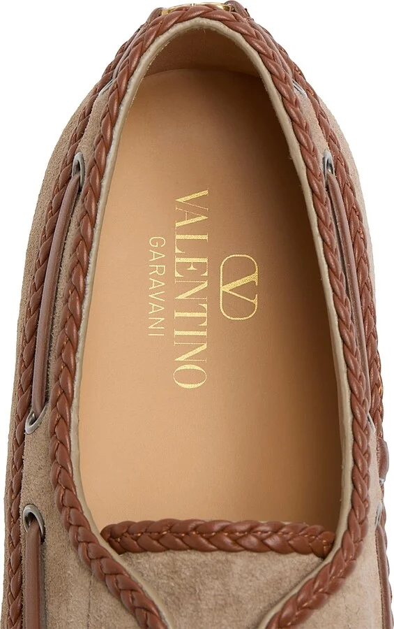 Men's Palm Avenue Crust and Nappa Leather Boat Shoe - Khaki Tobacco - Size 10 - Image 7