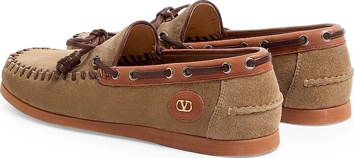 Men's Palm Avenue Crust Leather Boat Shoes - Khaki Tobacco - Size 10 - Image 4