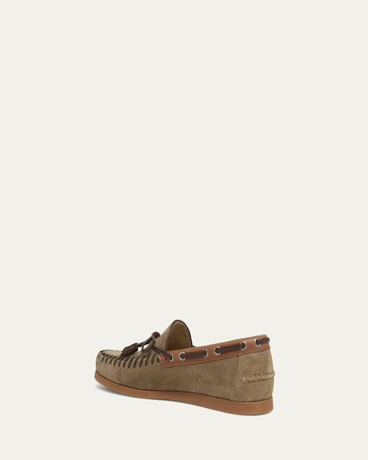 Men's Palm Avenue Suede Boat Shoes - Image 9