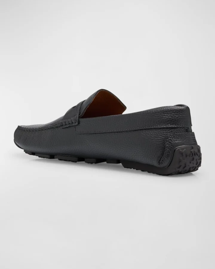 Men's Palven Pilot Grained Leather Drivers - Image 10