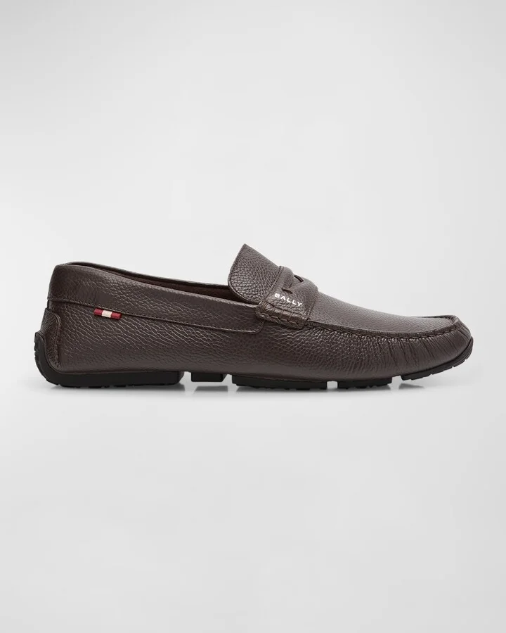 Men's Palven Pilot Grained Leather Drivers