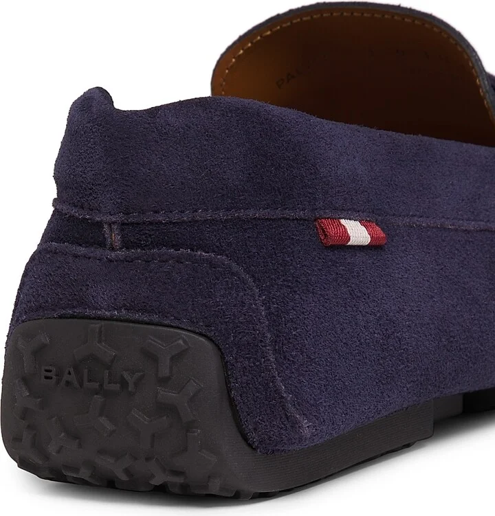 Men's Palven Suede Penny Loafers - Navy - Size 11 - Image 5