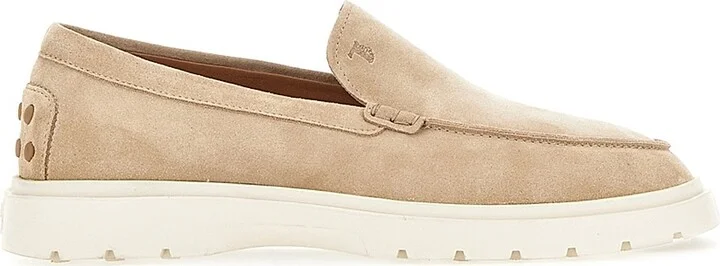 Men's Pantofola Ibrido Estivo Loafers - Naturale Chiaro - Size 7.5