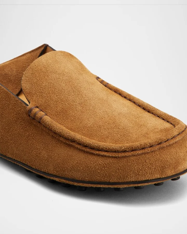 Men's Pantofola Suede Moccasin Slipper Loafers - Image 4