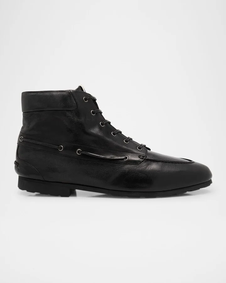 Men's Paphos Leather Lace-Up Boots