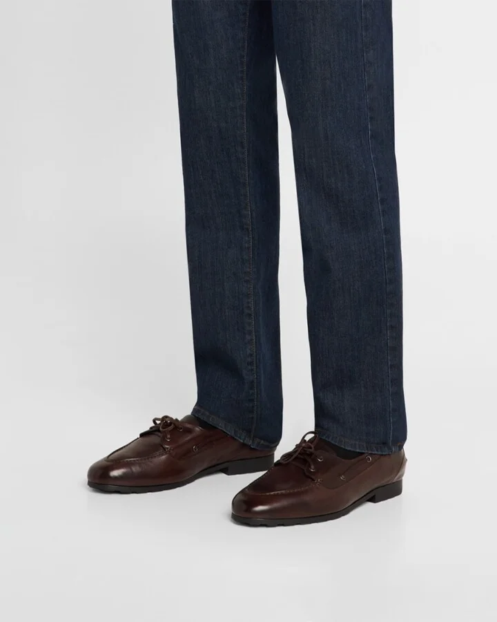 Men's Paquy Leather Boat Shoes - Image 6