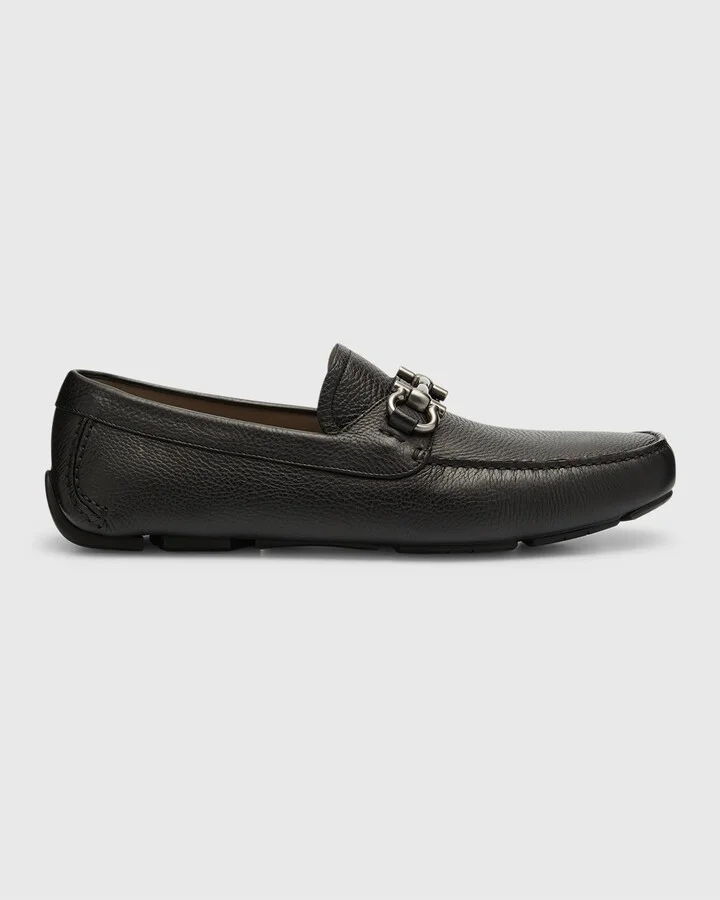 Men's Parigi Gancini Leather Drivers