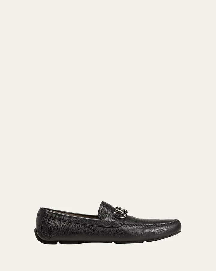 Men's Parigi Gancini Leather Drivers