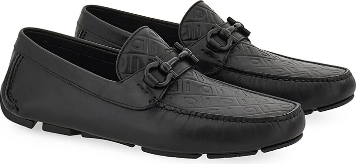 Men's Parigi Leather Moccasins - Nero - Size 6.5 - Image 2