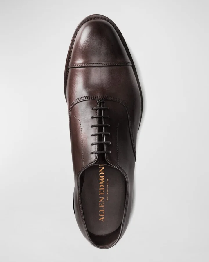Men's Park Avenue Leather Oxford Shoes - Image 9