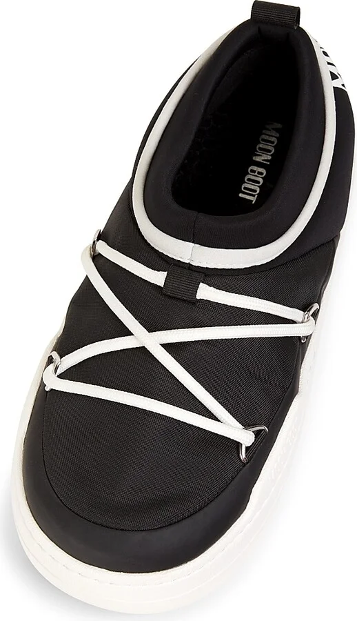 Men's Park Icon Ambidextrous Slip-On Shoes - White Black - Size 3.5 - Image 9