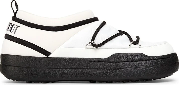 Men's Park Icon Ambidextrous Slip-On Shoes - White Black - Size 3.5