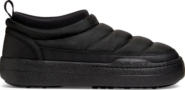 Men's Park Soft Nylon Slip-On Shoes - Black - Size 3.5