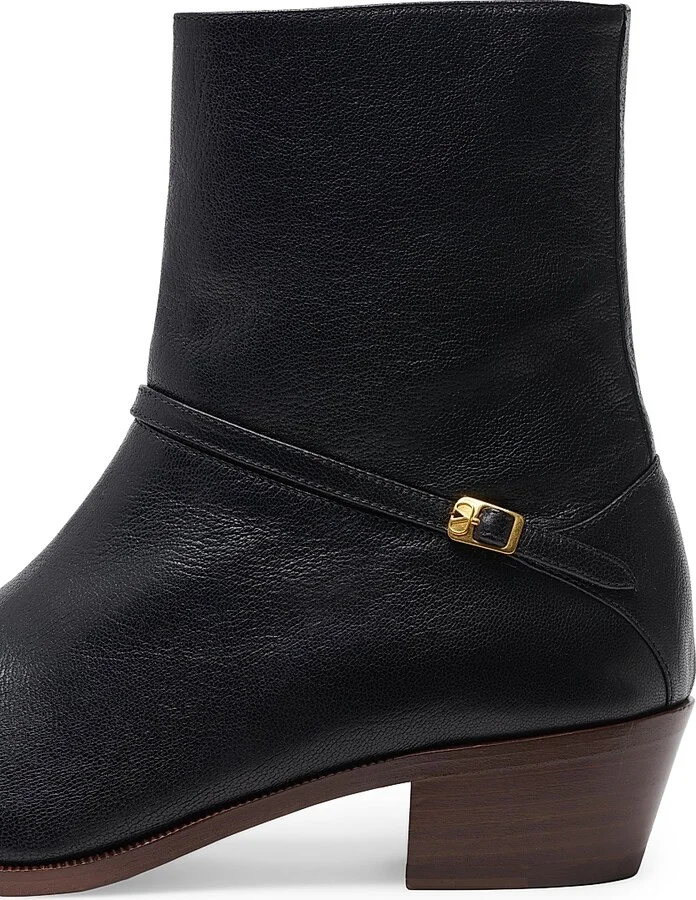 Men's Pat Ankle Boots in Kidskin - Black - Size 9 - Image 6