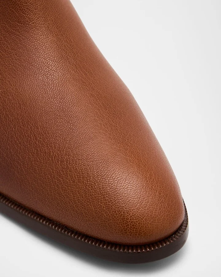 Men's Pat Leather Side-Buckle Booties - Image 4