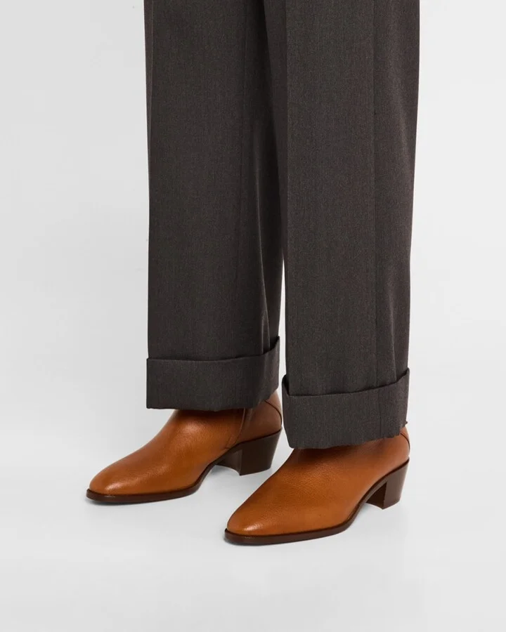 Men's Pat Leather Side-Buckle Booties - Image 10