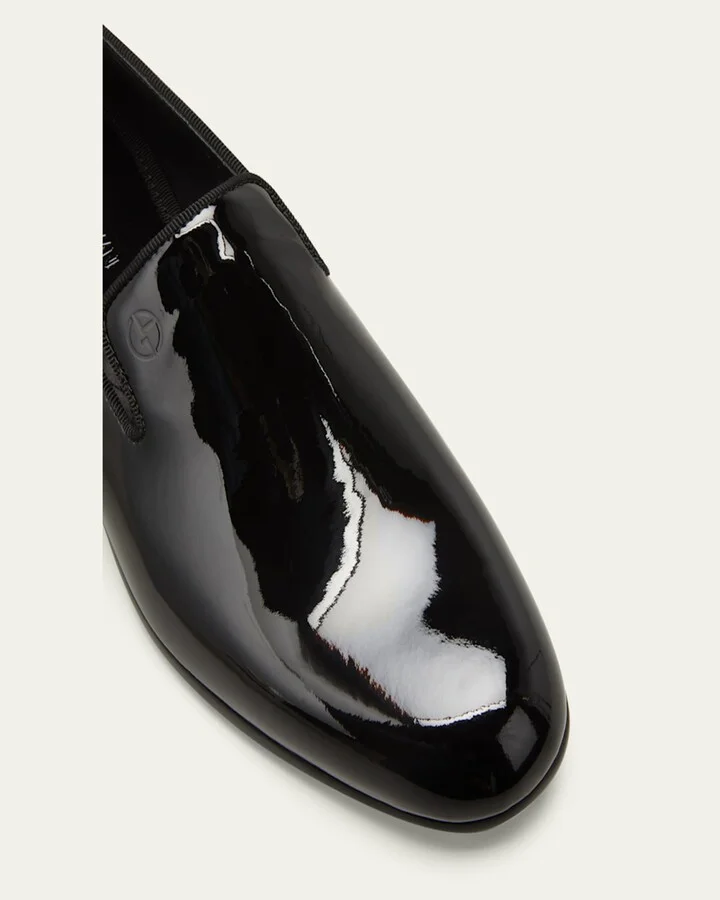 Men's Patent Formal Slip-Ons - Image 2