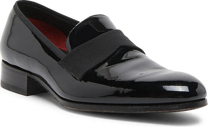 Men's Patent Leather Loafers - Black - Size 14 - Image 2