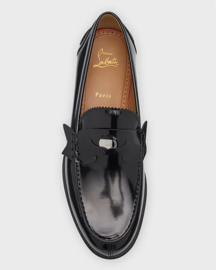Men's Patent Leather Penny Loafers - Image 2
