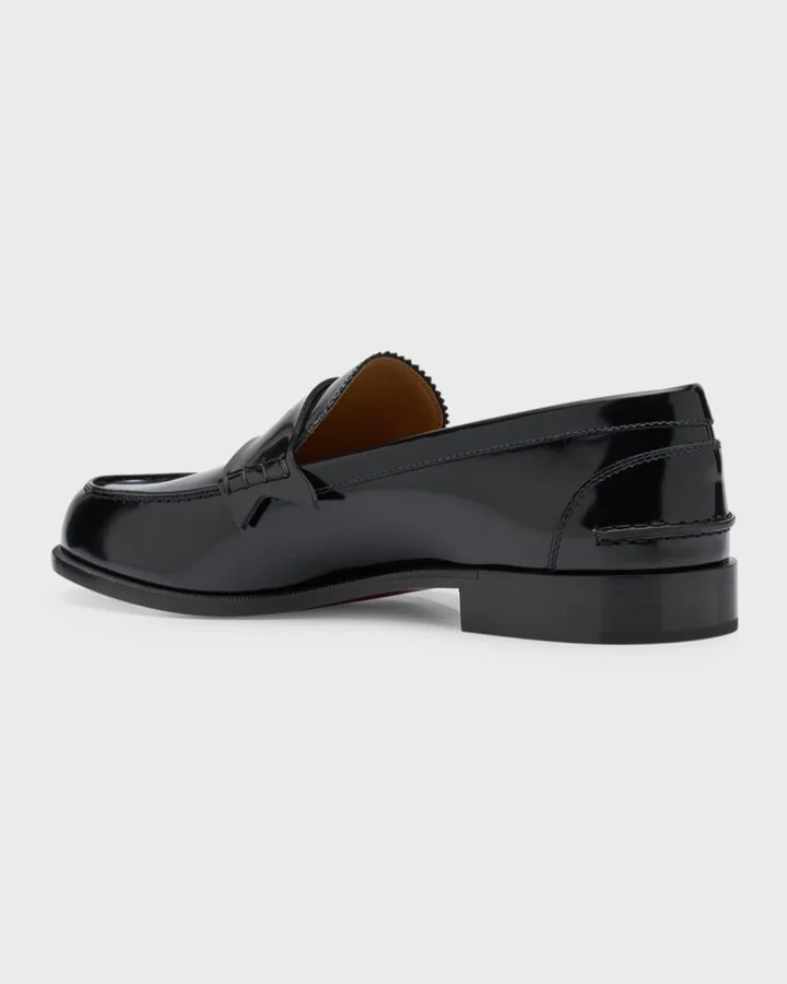 Men's Patent Leather Penny Loafers - Image 9