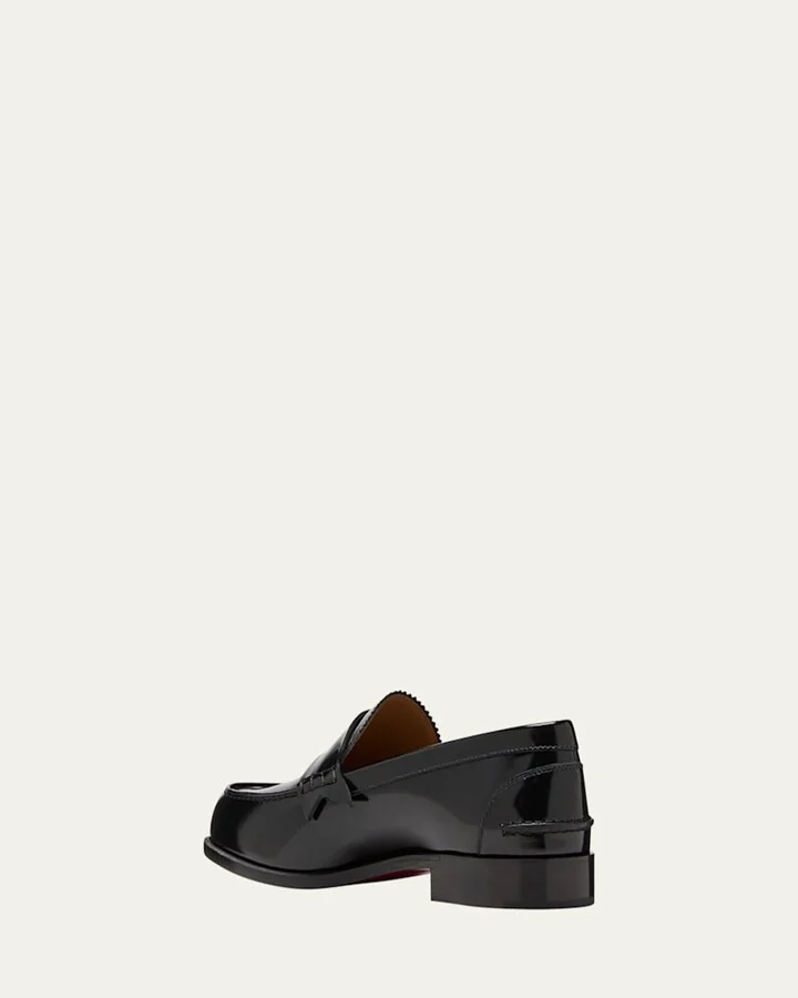 Men's Patent Leather Penny Loafers - Image 4