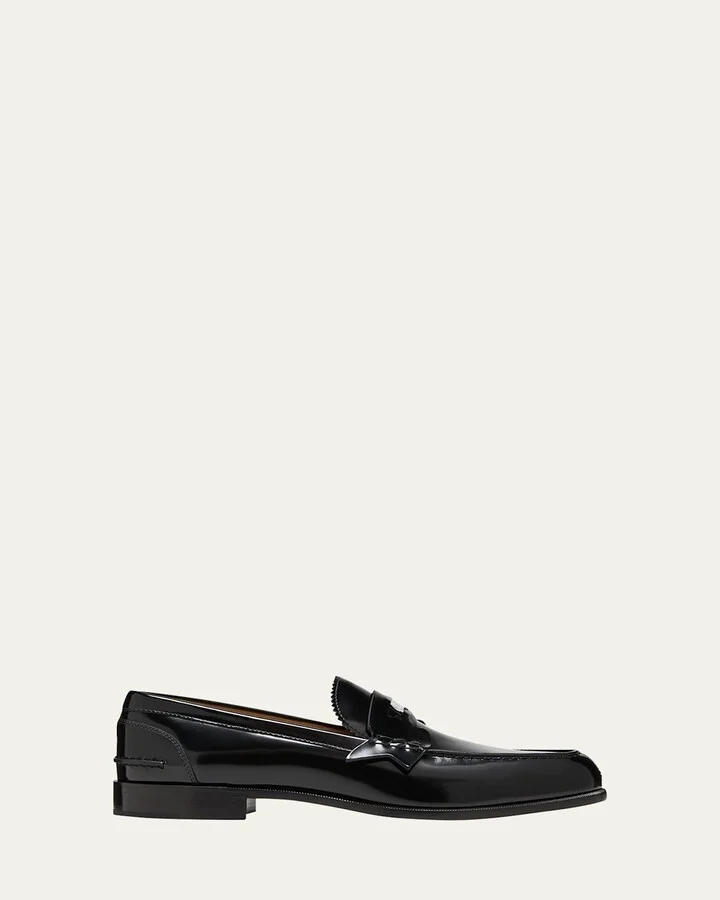 Men's Patent Leather Penny Loafers