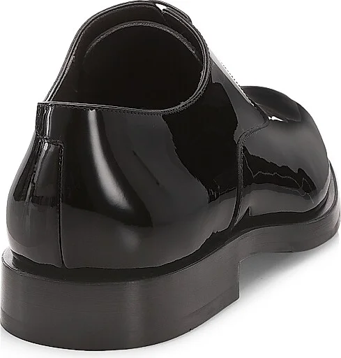 Men's Patent Leather Tuxedo Shoes - Nero - Size 9 - Image 3