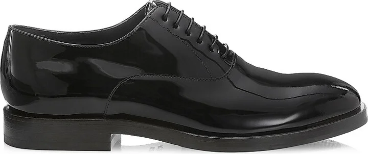 Men's Patent Leather Tuxedo Shoes - Nero - Size 9