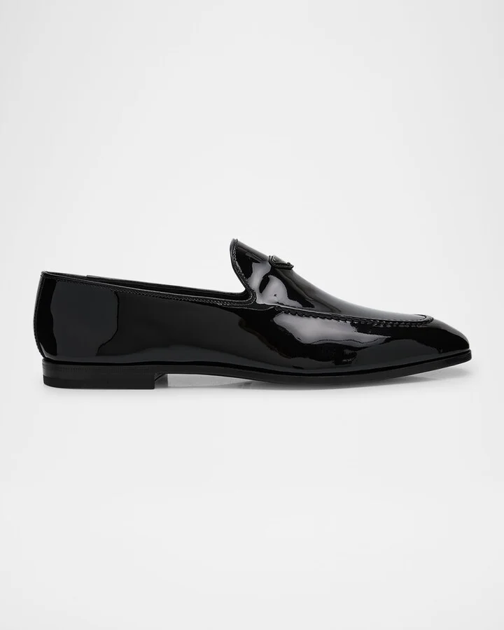 Men's Patent Leather Venetian Loafers