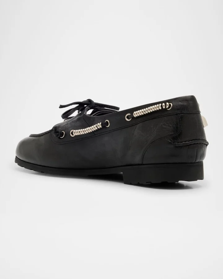 Men's Payat Bell Leather Boat Shoes - Image 4