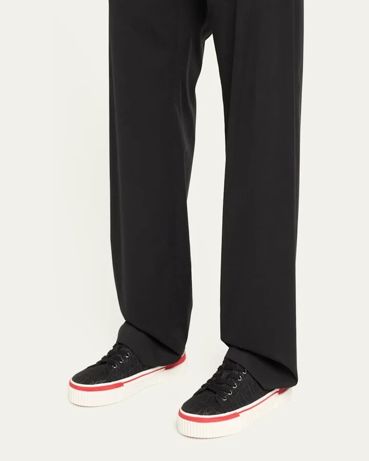 Men's Pedro Junior CL Canvas Low-Top Sneakers - Image 2