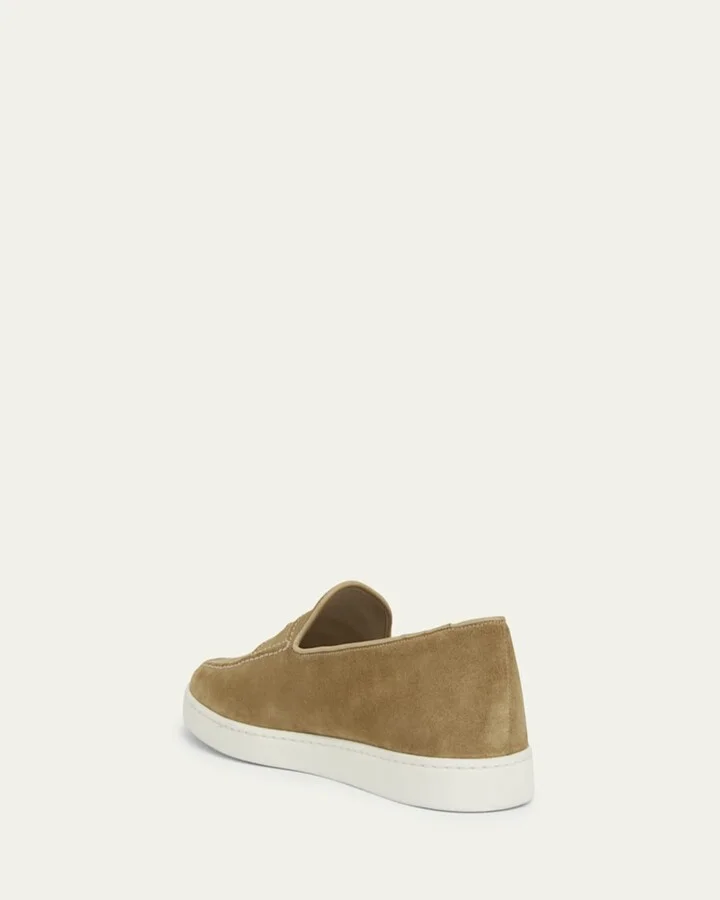 Men's Peebles Suede Penny Loafers - Image 3