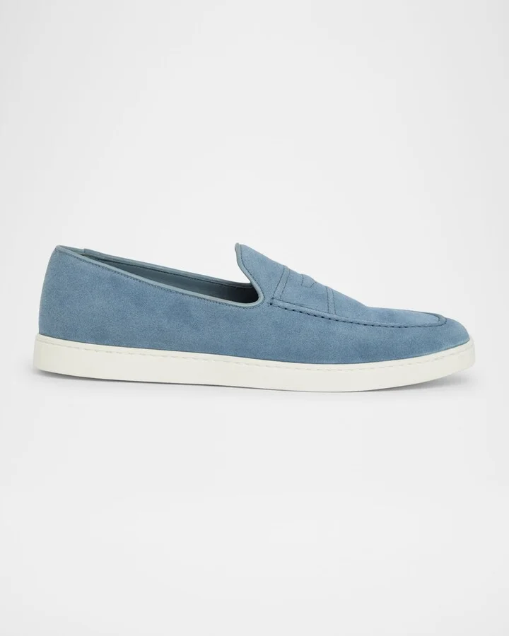 Men's Peebles Suede Penny Loafers