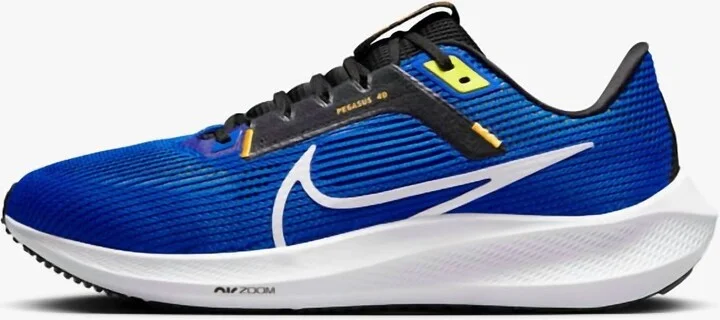 Men's Pegasus 40 Road Running Shoes In 401 Racer Blue/white-Black