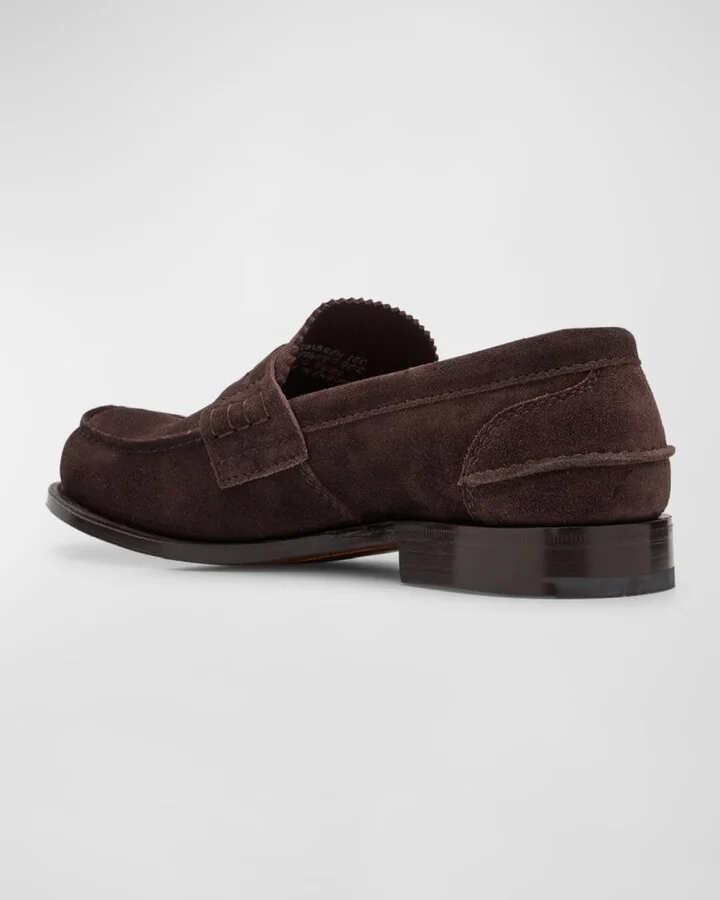 Men's Pembrey Suede Penny Loafers - Image 2