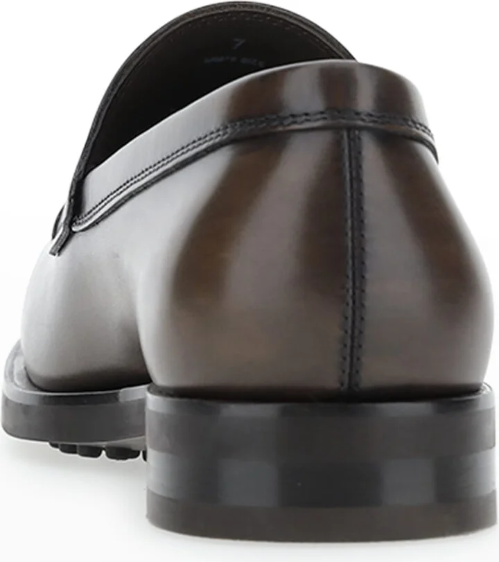 Men's Penny Leather Slip-On Loafers - Image 3