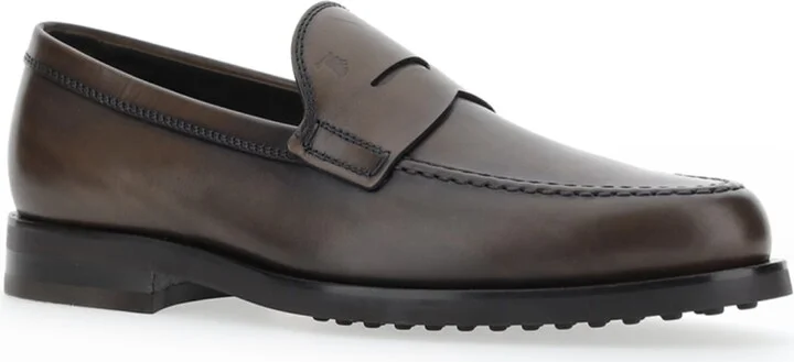 Men's Penny Leather Slip-On Loafers - Image 4