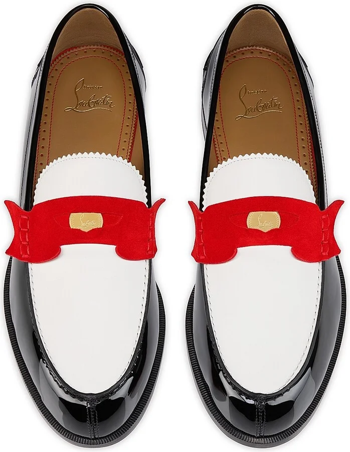 Men's Penny Patent Leather Loafers - Multicolored - Size 6 - Image 4