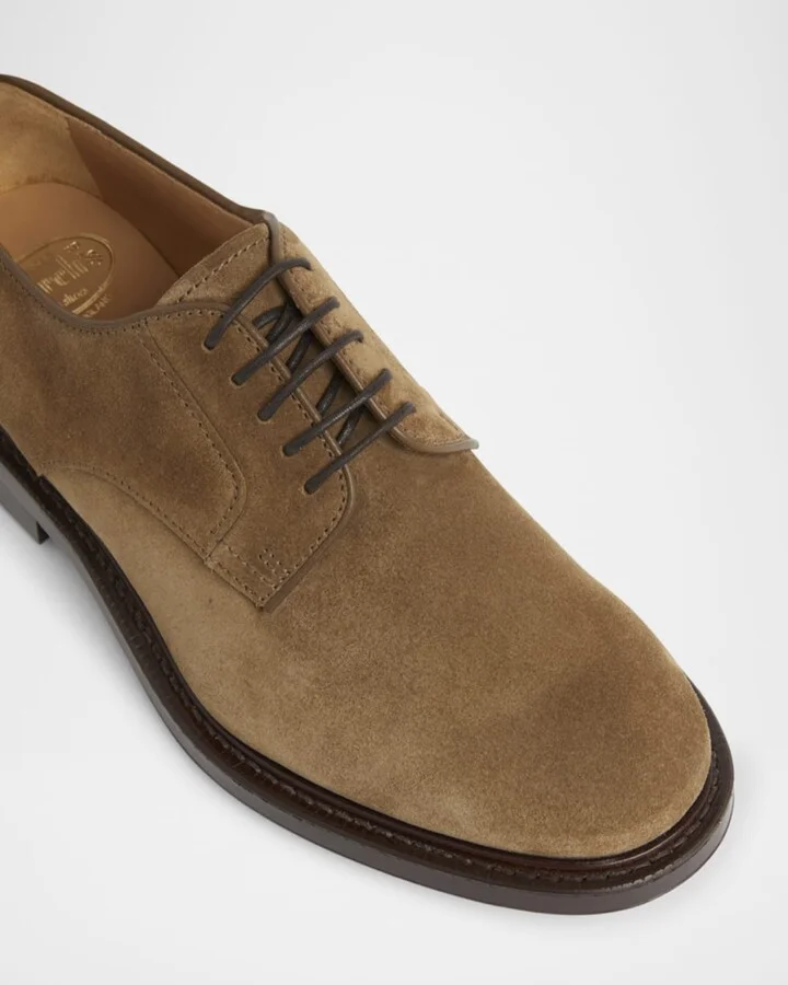Men's Pentire 2.0 Rubber-Sole Suede Derby Shoes - Image 4