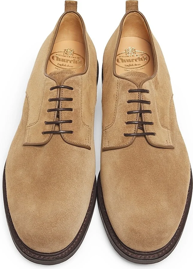 Men's Pentire Suede Derbys - Sigar - Size 10 - Image 4