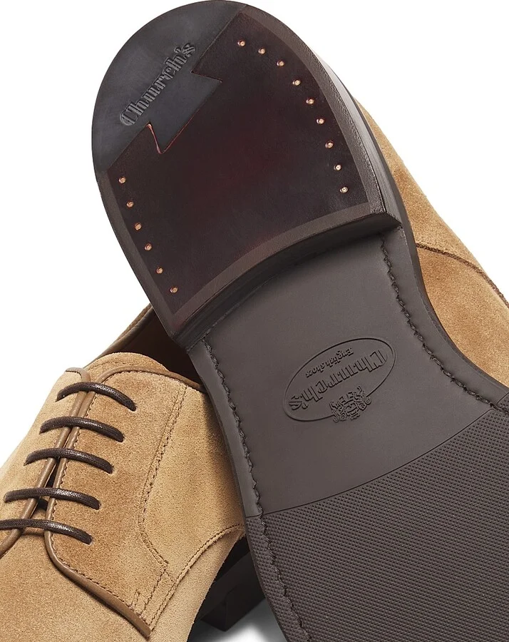 Men's Pentire Suede Derbys - Sigar - Size 10 - Image 5