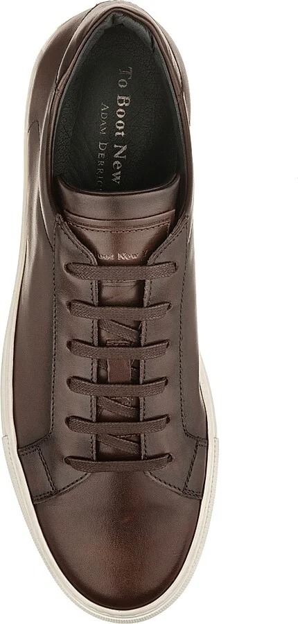 Men's Pescara Leather Low-Top Sneakers - Moro - Size 7 - Image 4
