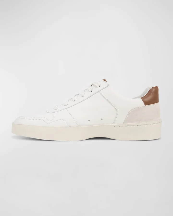Men's Peyton II Leather Low-Top Sneakers - Image 3