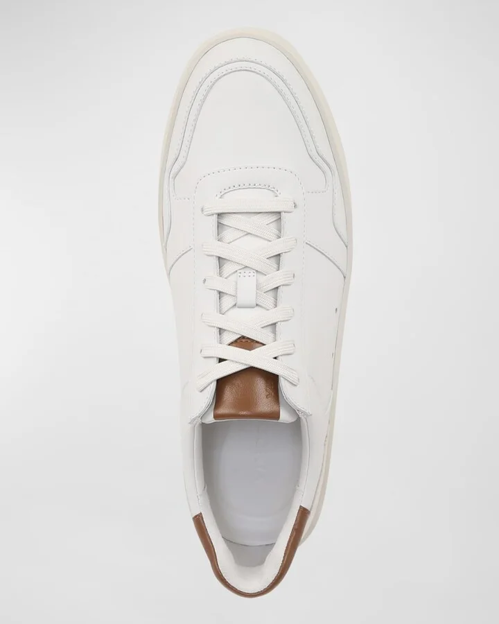 Men's Peyton II Leather Low-Top Sneakers - Image 4