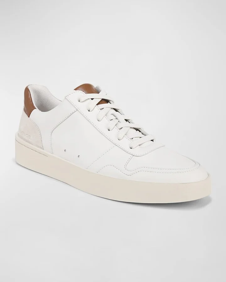 Men's Peyton II Leather Low-Top Sneakers - Image 5